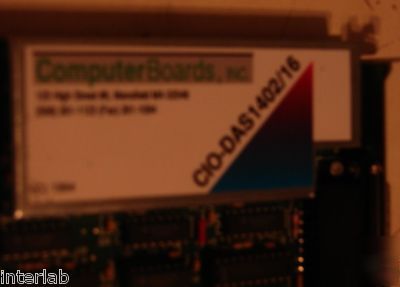 Measurement computing cio-DAS1402/16 das isa board