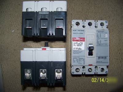 New cutler hammer HFD3125 125A 3P 600V circuit breaker 