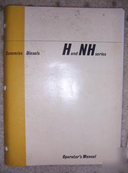 1965 cummins diesel engine operator manual n nh s