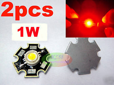 2PCS 1W high power red led lamp light MR16 GU10 E27