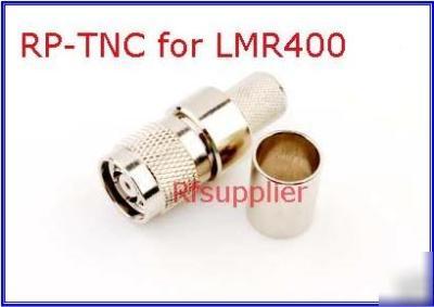 3PCS rp-tnc plug connector crimp for LMR400 RG8 RG213 