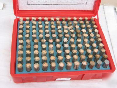 82PCS M5 .751-.832 steel plug pin gage set minus / plus