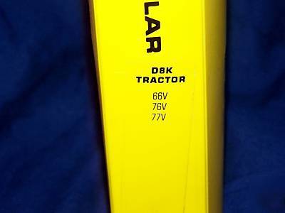 Caterpillar shop service manual D8K tractor 66V 76V 77V