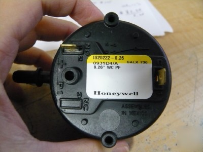 New honeywell combustion pressure sensor is series 0931