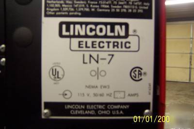 New ~~~lincoln ln-7 gma wire feeder~K440-2~ unused unit~