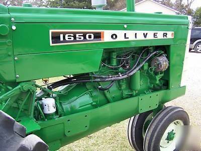 Oliver 1650 gas tractor 