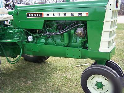 Oliver 1650 gas tractor 
