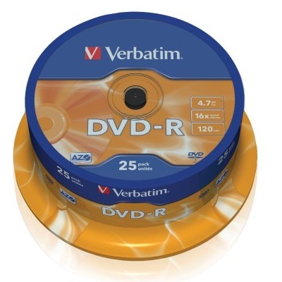 Verbatim 43522 advanced azo 16X dvd-r 25 tub
