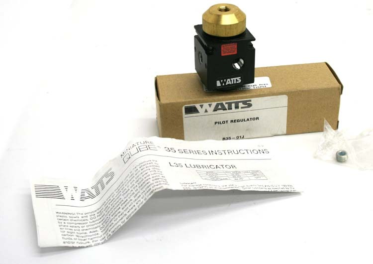 Watts R35-01J qube high pressure pilot regulator 125PSI