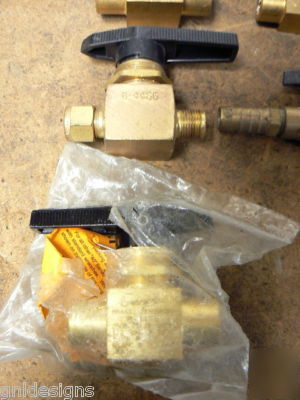 11 brass ball & needle valves â˜… swagelok whitey & more 