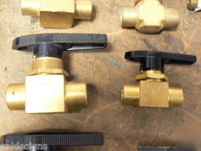 11 brass ball & needle valves â˜… swagelok whitey & more 