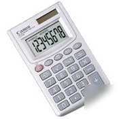 Canon solar/battery handheld calculator 8 digit