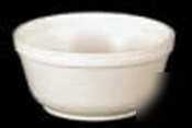 Dart foam bowl - 6 oz - white - 6B12DART - 6B12