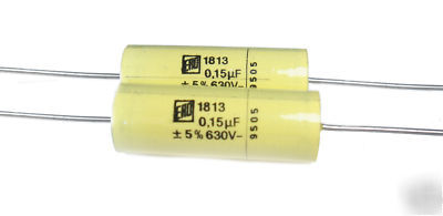 Ero MKT1813 met. polyester film caps 0.15UF / 630V 5%