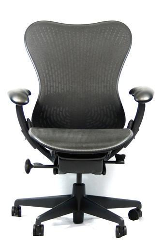Herman miller black latitude mirra office chair