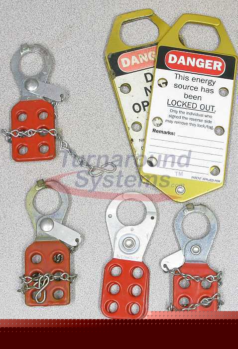 Lockout lot, electrical, valve, signs and devices