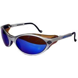 New harley davidson silver/blue mirror sunglasses- -HD100