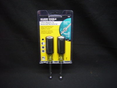 New klein 630M 2 piece magnetic tip nut driver set