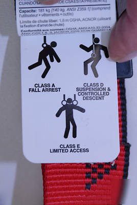 New msa technacurv vestype harness class adp size std