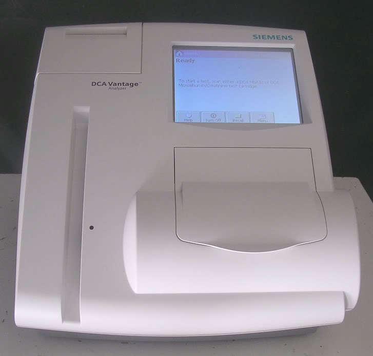 New siemens dca vantage analyzer