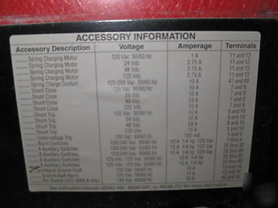 Square d se sef breaker panel 4000 amp a 4W ground