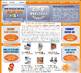 Wholesale sources portal with google adsense & domain.