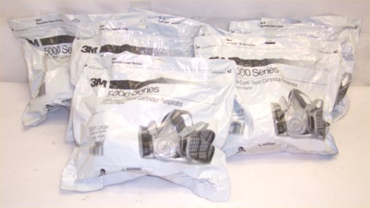 3M lot respirator cartridges 5000 series easi-care dual