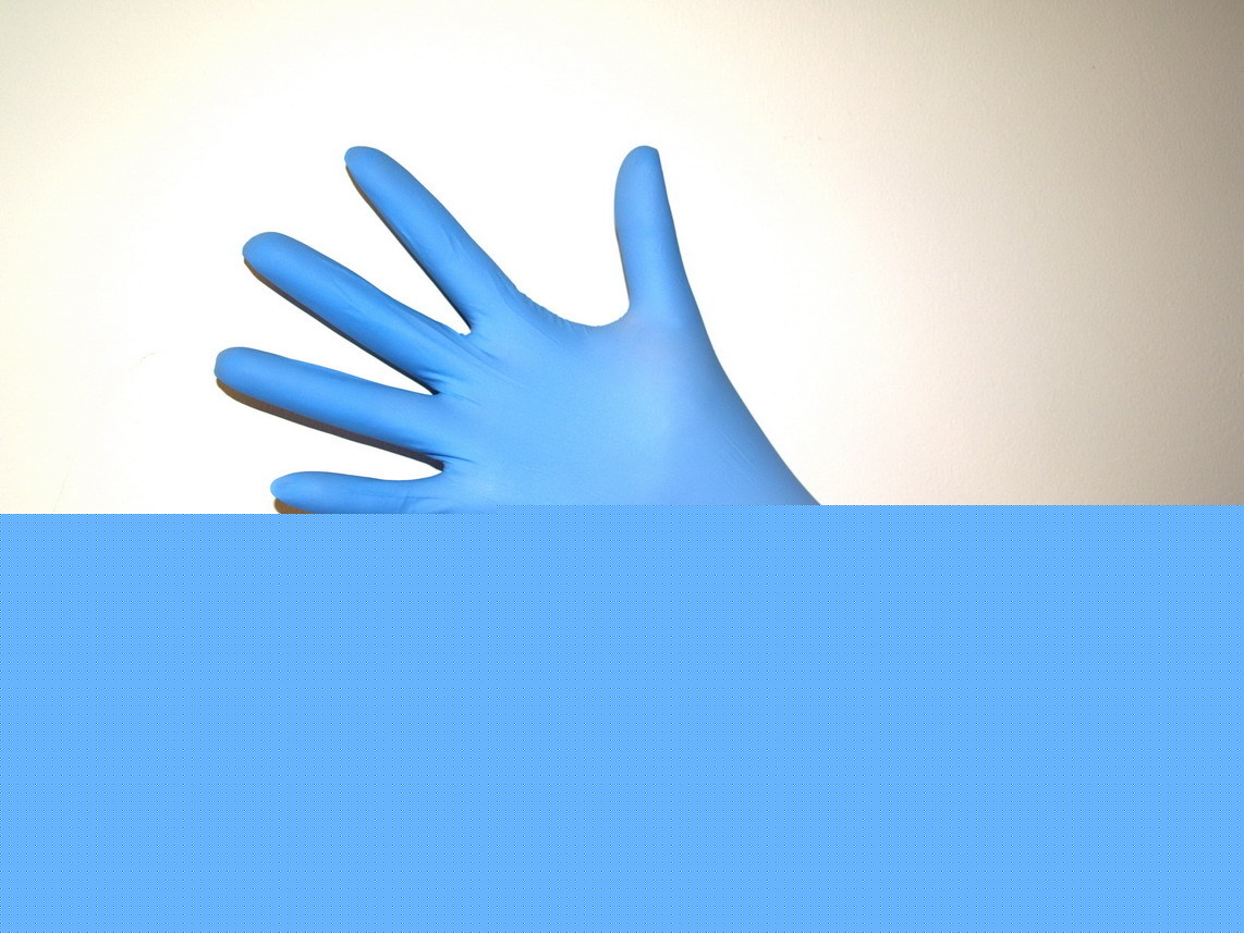 500 disposable high quality nitrile blue gloves x-large