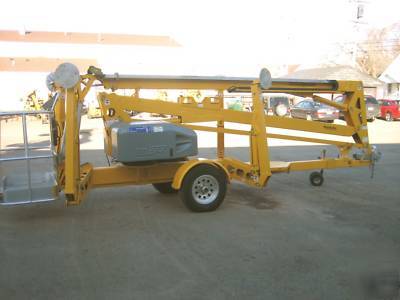 2007 bil-jax towable boom lift man 55/33A, refurbished 