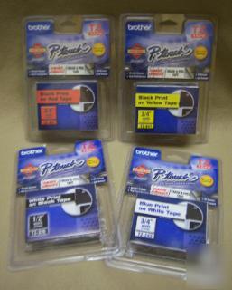Brother p-touch tz-335 tz-243 tz-641 tz-441 4LABEL tape