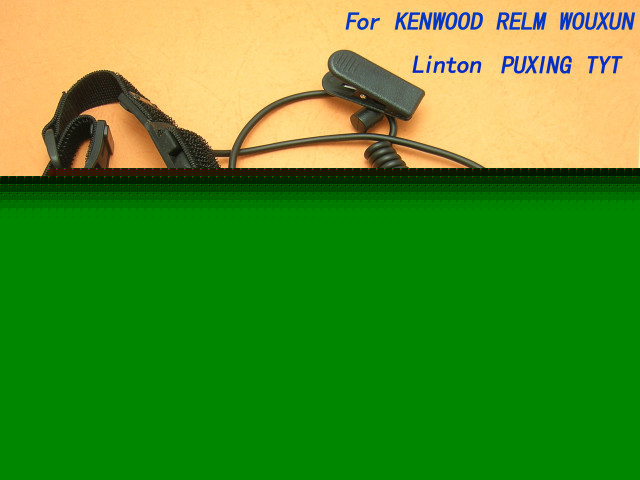 Double sensor throat mic kenwood radio tk th 2 pin 087