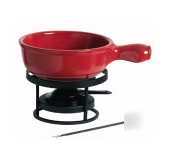 Emile henry red cheese fondue set |9922-61CASE