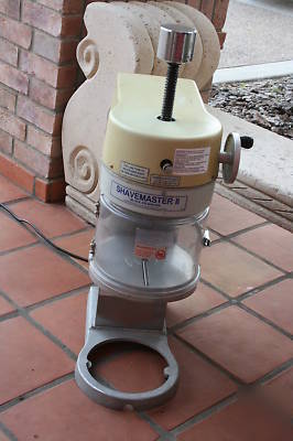 Gold medal shavemaster ii block ice shaver machine 
