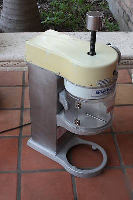 Gold medal shavemaster ii block ice shaver machine 