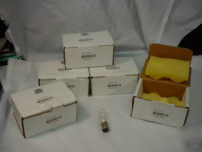 Lot of 5-8107194A 120V J8 indicator mini lamp-fed sig 