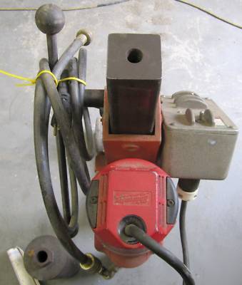 Milwaukee dymodrill diamond core drill + stand + 3 bits