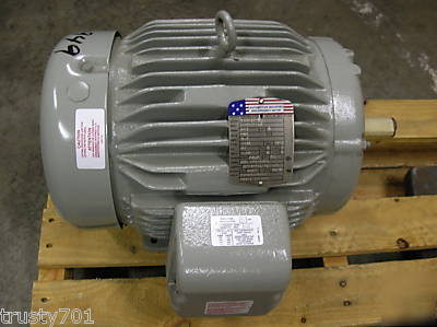 New baldor motor AM3787-4 5HP 1750RPM 3PH 60HZ 215 tefc 