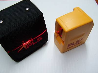 Pls self leveling palm laser cross line level w/ pulse