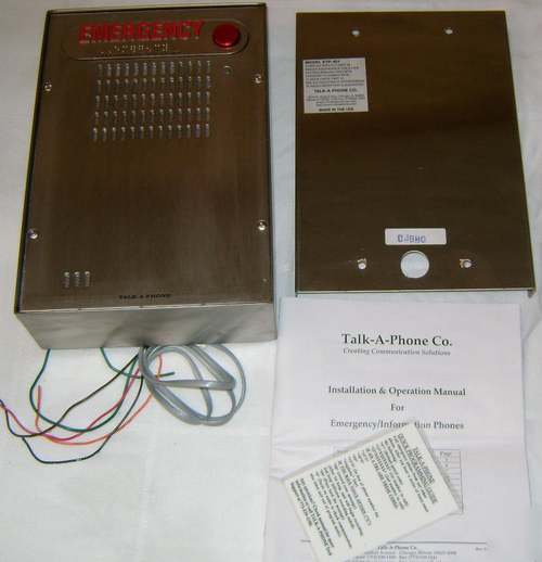 Talk a phone etp-401 security call stainless intercom 