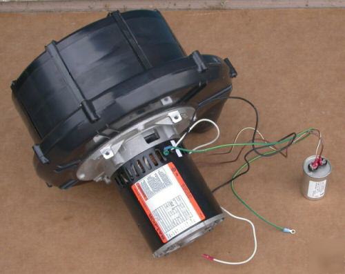 Blower motor unit 1 hp 1 phase, model 119386-00, boiler