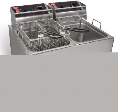 Cecilware EL2X25 30LB commercial electric deep fryer 