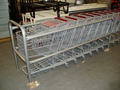New 10 small metal market grocery shopping carts 