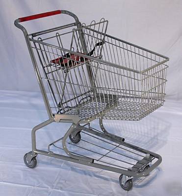 New 10 small metal market grocery shopping carts 