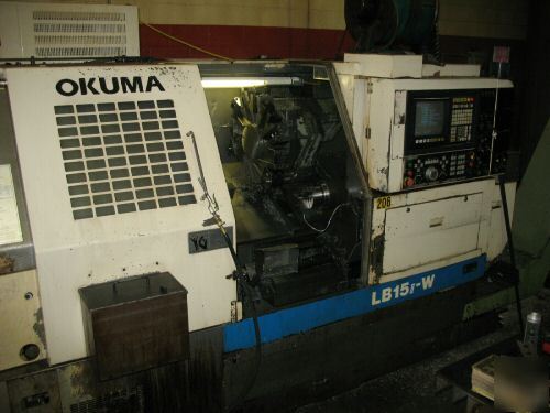Okuma LB15II-w cnc lathe w/sub spindle osp 5020 12 tool