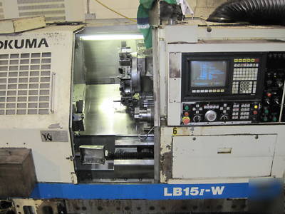 Okuma LB15II-w cnc lathe w/sub spindle osp 5020 12 tool