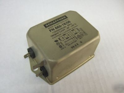 Schaffner FN660-16/06 universal rfi powerline filter