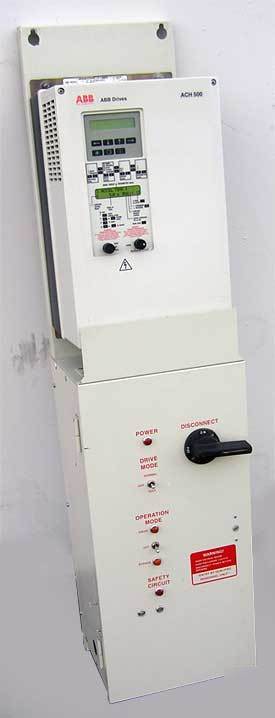 Abb ACH501 vfd 25HP variable ac motor drive disconnect