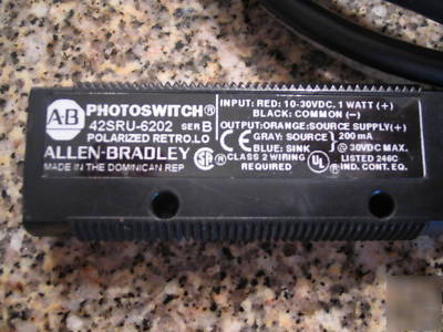 Allen bradley photoelectric switch sensor 42SRU-6202