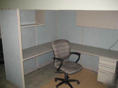 Cubicles haworth office cubicles used modular dallas tx