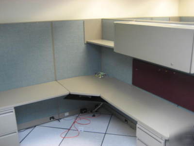 Cubicles haworth office cubicles used modular dallas tx